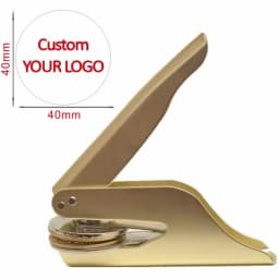 New! From the Library of Square Embosser/Custom Embosser Stamp/Book Embosser/Personalized Book Stamp/Monogram Embosser Stamp
