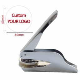 New! From the Library of Square Embosser/Custom Embosser Stamp/Book Embosser/Personalized Book Stamp/Monogram Embosser Stamp