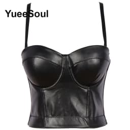 Black Crop Tops 2025 New Y2K Gothic Wedding Party Club High Street Casual Sexy Tank Top Pearl Sequins Corset Top Women Clothing