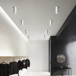 Long Barrel LED Down Light Spotlight Ceiling Light Dimmable COB 12W Surface Mounted Spotlights Living Room Bedroom Shop 85-265V