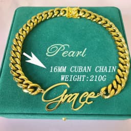Customized Stainless Steel Words Name Necklace With 1.6CM/1.2CM Stainless Steel Cuban Chain for Men Women Hip Hop Jewelry