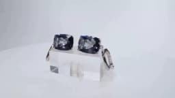 GEM'S BALLET Luxury 925 Sterling Silver Drop Earrings Natural Iolite Blue Mystic Quartz for Women Elegant Earrings Fine Jewelry