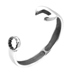 Retro 316L stainless steel bracelet, personalized retro wrench, screw opening, men's and women's titanium steel bracelet jewelry