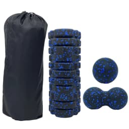 3Pcs Yoga Roller Massage Peanut Ball Set EPP Fitness Foam Column For Back Pain Legs Hip Deep Tissue Stretching Gym Muscle Relax