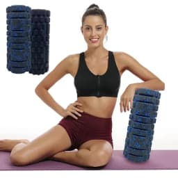3Pcs Yoga Roller Massage Peanut Ball Set EPP Fitness Foam Column For Back Pain Legs Hip Deep Tissue Stretching Gym Muscle Relax