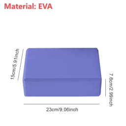1PCS Cork Yoga Block EVA Gym Blocks Foam Yoga Brick Exercise Stretch Body Shaping Wood Yoga Blocks Fitness Yoga Accessories