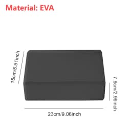 1PCS Cork Yoga Block EVA Gym Blocks Foam Yoga Brick Exercise Stretch Body Shaping Wood Yoga Blocks Fitness Yoga Accessories