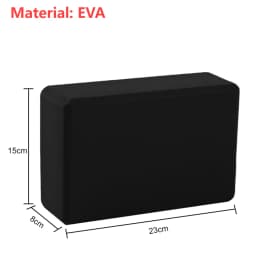 1PCS Cork Yoga Block EVA Gym Blocks Foam Yoga Brick Exercise Stretch Body Shaping Wood Yoga Blocks Fitness Yoga Accessories