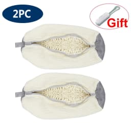 Shoe Washing Machine Bag Reusable Sneaker Cleaning Bag for Washer Dryer Protective Mesh Laundry Bag for Tennis Shoes All Size