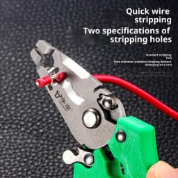 Multi-Function Wire Stripping Pliers - Pocket-Sized Cable Cutter & Crimping Tool for Electricians