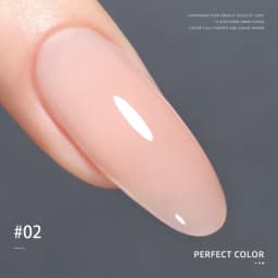 PERFECT COLOR 4-in-1 Builder Nail Gel,20g 12 Colors Rubber Base Gel Polish,Extension for DIY Salon Girls Home,Nail Art Brushes