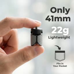 Plastic Mini Tripod Stand 1/4'' Screw Mount for Gopro Action Camera Video Phone Vlog Hand Grip for DJI Pocket 3 4 Gimbal Holder