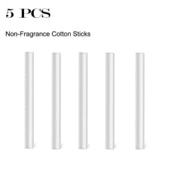 7x73mm Unscented Cotton Refill Sticks Odorless Absorbent Cotton Wicks Replacement for Car Vent Diffuser Essential Cotton Rods