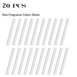 7x73mm Unscented Cotton Refill Sticks Odorless Absorbent Cotton Wicks Replacement for Car Vent Diffuser Essential Cotton Rods