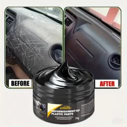 Automotive Plastic Repair Agent-Interior and Exterior Plastic Polishing Wax, Scratch Repair Anti-Aging Cream, Suitable for Tires