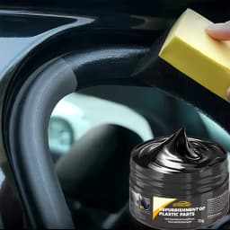 Automotive Plastic Repair Agent-Interior and Exterior Plastic Polishing Wax, Scratch Repair Anti-Aging Cream, Suitable for Tires