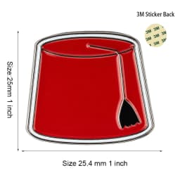 Mobile phone Sticker Badge Metal Pin Broooches Pins