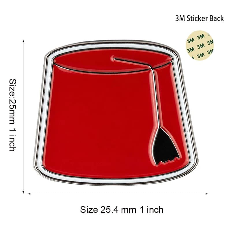 Mobile phone Sticker Badge Metal Pin Broooches Pins