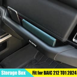 Car Passenger Armrest Storage Box Suitable for BAIC 212 T01 2024 2025 2026 Modified Car Handle Storage Box Decorative Stickers