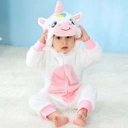 Baby Onesies Pyjamas Kids Overalls Ropa Bebes Rompers Winter Kigurumi Cow Costume For Girl Boy Toddler Infant Animal Jumpsuit