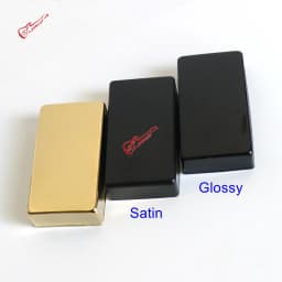 Donlis 2pcs Raw Nickel Silver LP Humbucker Guitar Pickup Cover Closed Style In Nickel Chrome Black Gold Colors