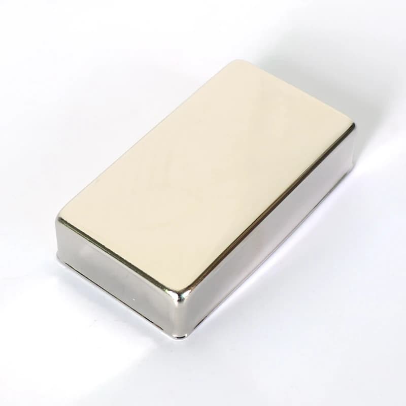 Donlis 2pcs Raw Nickel Silver LP Humbucker Guitar Pickup Cover Closed Style In Nickel Chrome Black Gold Colors