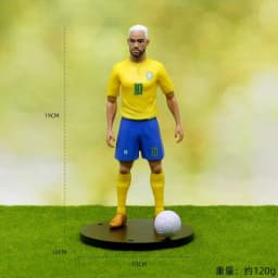 2026 New 18cm Football Star C.Ronaldo Messi Mbappe Model Dolls Cartoon Cute Action Figure Car Accessories Football Fans Gifts