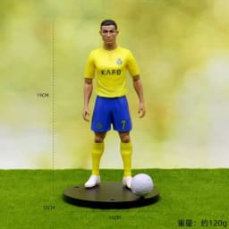 2026 New 18cm Football Star C.Ronaldo Messi Mbappe Model Dolls Cartoon Cute Action Figure Car Accessories Football Fans Gifts