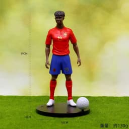2026 New 18cm Football Star C.Ronaldo Messi Mbappe Model Dolls Cartoon Cute Action Figure Car Accessories Football Fans Gifts