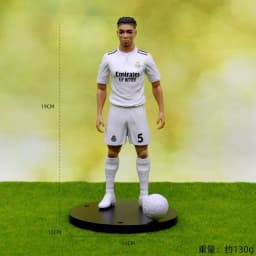 2026 New 18cm Football Star C.Ronaldo Messi Mbappe Model Dolls Cartoon Cute Action Figure Car Accessories Football Fans Gifts