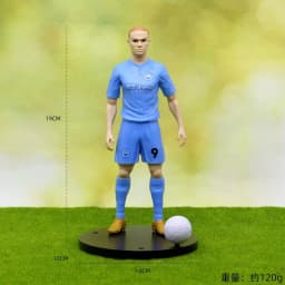 2026 New 18cm Football Star C.Ronaldo Messi Mbappe Model Dolls Cartoon Cute Action Figure Car Accessories Football Fans Gifts