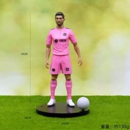 2026 New 18cm Football Star C.Ronaldo Messi Mbappe Model Dolls Cartoon Cute Action Figure Car Accessories Football Fans Gifts