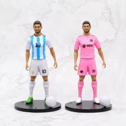 2026 New 18cm Football Star C.Ronaldo Messi Mbappe Model Dolls Cartoon Cute Action Figure Car Accessories Football Fans Gifts