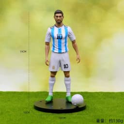 2026 New 18cm Football Star C.Ronaldo Messi Mbappe Model Dolls Cartoon Cute Action Figure Car Accessories Football Fans Gifts
