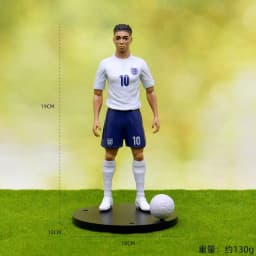 2026 New 18cm Football Star C.Ronaldo Messi Mbappe Model Dolls Cartoon Cute Action Figure Car Accessories Football Fans Gifts