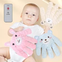 Baby Soothing Palm Sleep Pillow Newborn Heated Electric Remote Control Simulated Palm Slapping Sleep Pad Babies Care Accessories