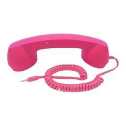 Retro Telephone Handset 3.5mm Stylish Comfort Classic Radiation Proof Handset Receiver Mic Speaker for iPhone Smartphone