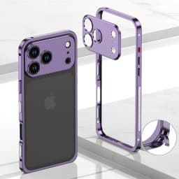 Luxury Metal Alloy Lens Protect Frame Phone Case For iPhone 18 17 Air 16 15 14 13 12 Pro Max Plus Heat Dissipation Cool Bumper