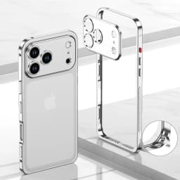 Luxury Metal Alloy Lens Protect Frame Phone Case For iPhone 18 17 Air 16 15 14 13 12 Pro Max Plus Heat Dissipation Cool Bumper