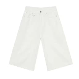 IEFB Vintage Men's Short Jeans Summer Loose Male Wide Leg Knee Length Denim Shorts New Washed Fashion Men Bottoms 9A8825