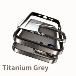 Luxury 2 IN 1 Acrylic Clear Case For iPhone 13 14 15 16 Pro Max Light Aluminum Metal Lens Frame Ultra Thin Alloy Bumper Cover