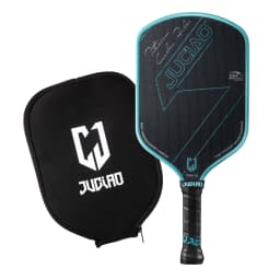JUCIAO T-Titanium Pickleball Paddle Carbon Fiber Pickleballs For Spin And Control Foam Injected Edges Thermoformed Pickleball