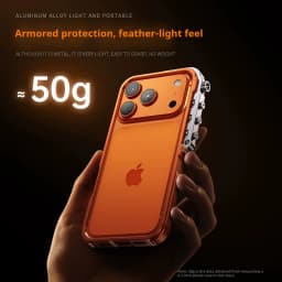 Metal Aluminum Alloy Frame Case For iPhone 17 Air 16 15 14 13 Pro Max Plus Cyberpunk Punk Heat Dissipation Shockproof Bumper