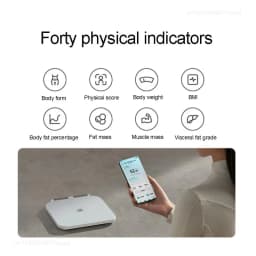 XIAOMI Smart Body Fat Scale S800 8-Electrode Dual Band Heart Rate Detection Body Fat & Water Content Testing 150KG CN Version