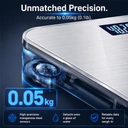 High Precision, Digital Weight Scale, Household Body Scale, Thick Tempered Glass LCD Bathroom Scale, Weight Loss Scale