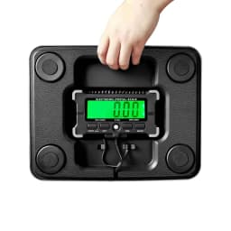 Portable 200KG Electronic Parcel Scale Stainless Steel Large Platform Digital LCD Weighing Balance For Postal Warehouse Express