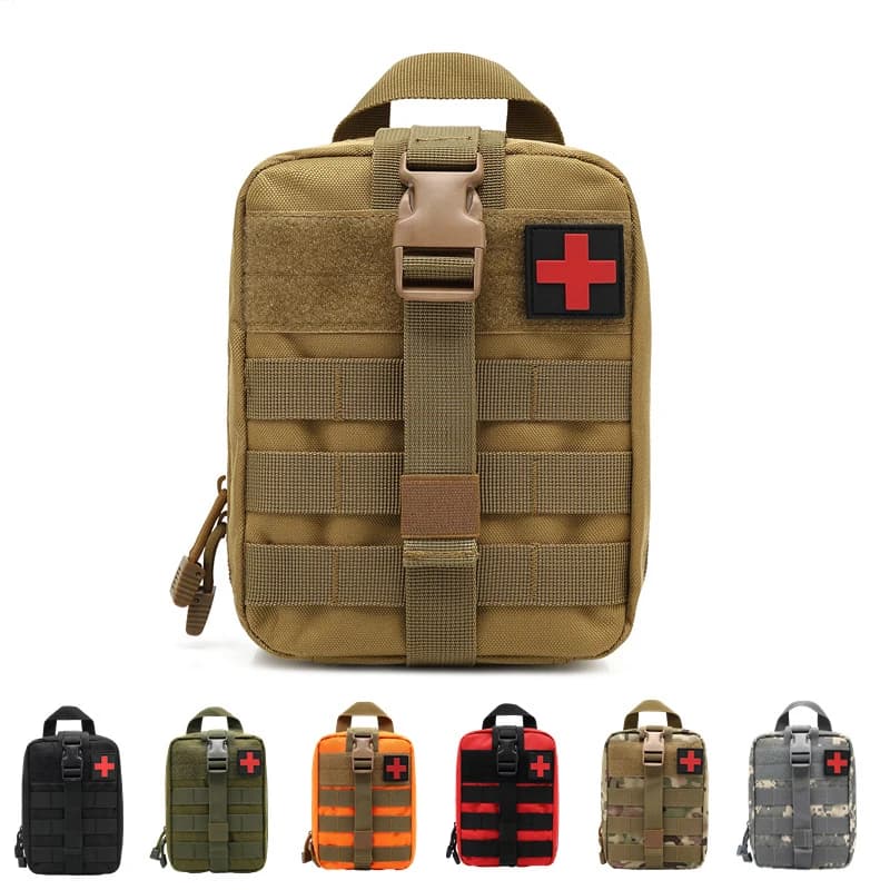 Hunting EDC Molle Pouch IFAK Waist Pack Bag Survival Emergency Medical Kit Outdoor First Aid Kit Camping Hiking Accessories