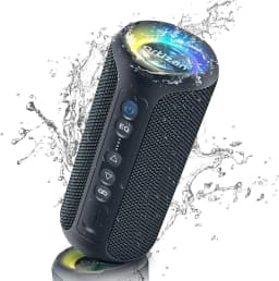 Ortizan Bluetooth Speakers 40W TWS Portable Speaker with Stereo Sound Bass, Bluetooth 5.3 Wireless USB Type C Outdoor, 6600mAh Battery