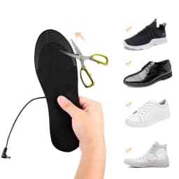 USB Heated Shoe Insoles for Feet Warm Sock Pad Mat Electrically Heating Insoles Washable Warm Thermal Insoles man women