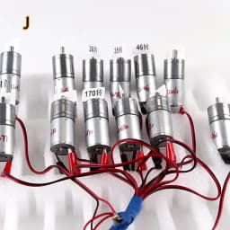 JGA25-370 Dc Vertraging Motor Met Encoder Snelheid Meten Code Disc Sterke Moment 6V 12V 24V